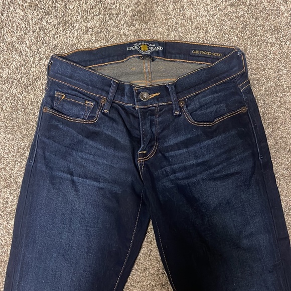 Lucky Brand Jeans cate stacked skinny jeans size 25 - Picture 2 of 5